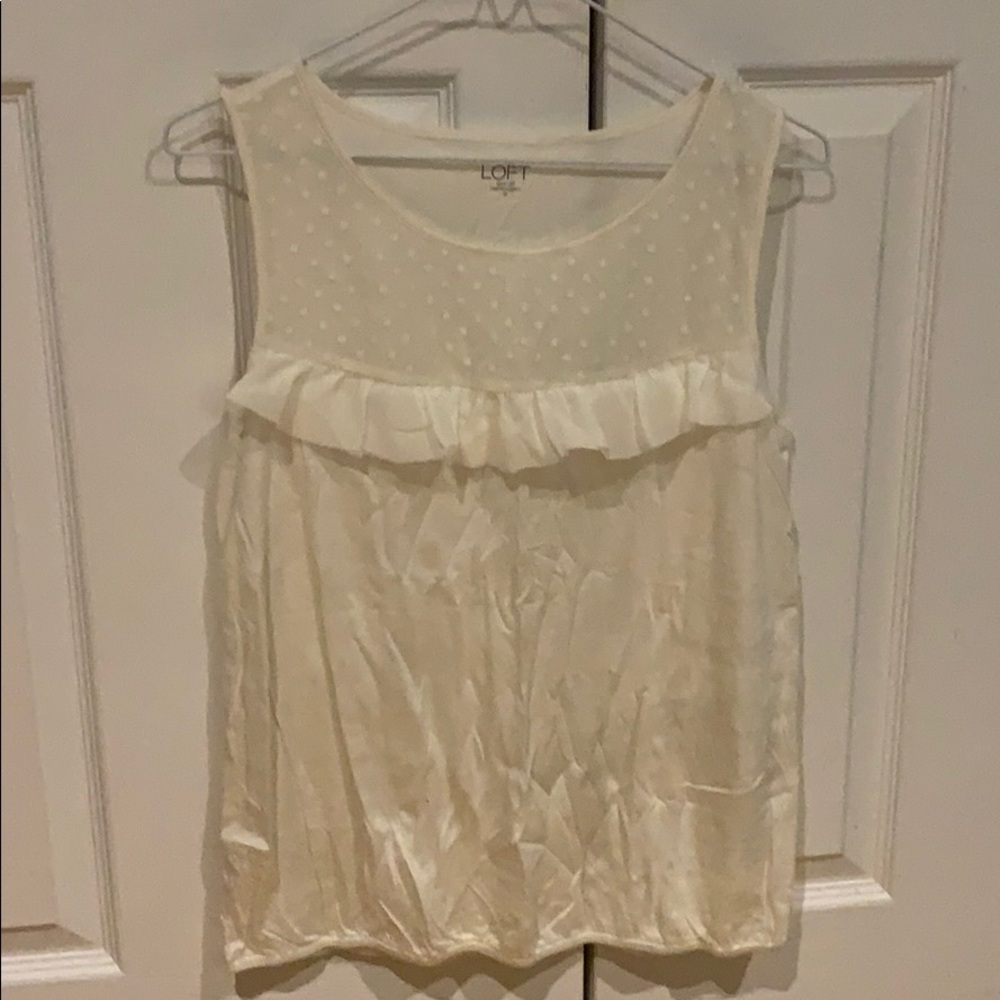 White Loft Blouse